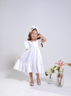 Vestido Charme Branco Alfaiataria (Premium)