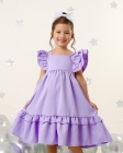 Vestido LUXO Lavanda (Premium)