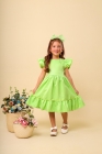 Vestido Luxo Sianinha Verde (Premium)