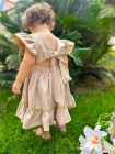 Vestido Sianinha Nude Baby 1 ano (Premium)