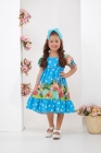 Vestido Princesinha Azul (Coleção Premium)