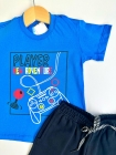 Conjunto Video Game Azul Royal