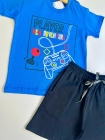 Conjunto Video Game Azul Royal