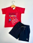 Conjunto Video Game Vermelho