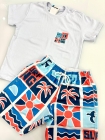 Conjunto Branco Surf Juvenil