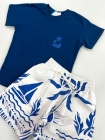 Conjunto Azul Praia Juvenil