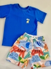 Conjunto Azul Girafinha