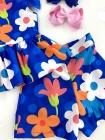 Conjunto Eloá Floral Azul