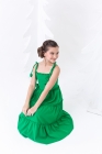 Vestido Midi Alça Verde