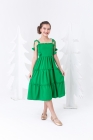 Vestido Midi Alça Verde