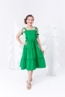 Vestido Midi Alça Verde