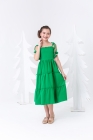 Vestido Midi Alça Verde