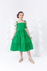 Vestido Midi Alça Verde