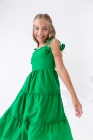 Vestido Midi Alça Verde