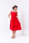 Vestido Midi Alça Vermelho