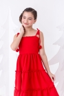 Vestido Midi Alça Vermelho