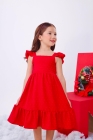 Vestido Ana Vermelho Pipoquinha