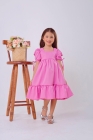 Vestido Luxo Bia Rosa Bebê (Premium)