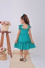 Vestido Lunna Bordado Verde