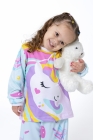Pijama Manga Longa Unicornio
