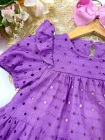 Vestido Eloah Lese Lavanda