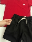 Conjunto Linho Mauricinho Vermelho