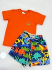 Conjunto Laranja Dino