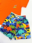 Conjunto Laranja Dino