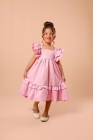 Vestido LUXO Rosa Bebe (Premium)