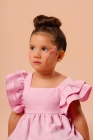 Vestido LUXO Rosa Bebe (Premium)