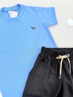 Conjunto Linho Mauricinho Azul