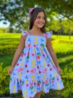 Vestido Tulipa Lilás