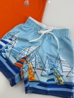 Conjunto Laranja Regata