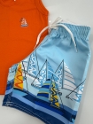 Conjunto Laranja Regata