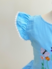 Conjunto Nina Azul Bordado (Premium)