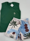 Conjunto Verde Musgo Regata