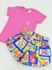 Conjunto T-shirt Rosa Chiclete