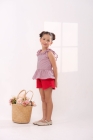 Conjunto Eva Listras Vermelho