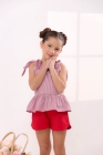 Conjunto Eva Listras Vermelho