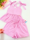 Conjunto Listras Lilás
