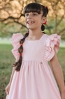 Vestido LUXO Rosa Bebe (Premium)