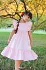 Vestido LUXO Rosa Bebe (Premium)