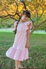 Vestido LUXO Rosa Bebe (Premium)