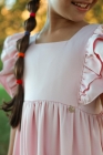 Vestido LUXO Rosa Bebe (Premium)