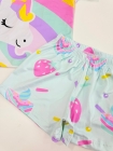 Pijama Manga Curta Unicornio