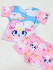 Pijama Manga Curta Ovelhinha