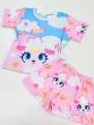 Pijama Manga Curta Ovelhinha
