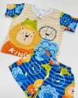 Pijama Manga Curta Animais