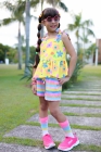 Conjunto Listras Flores