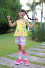 Conjunto Listras Flores